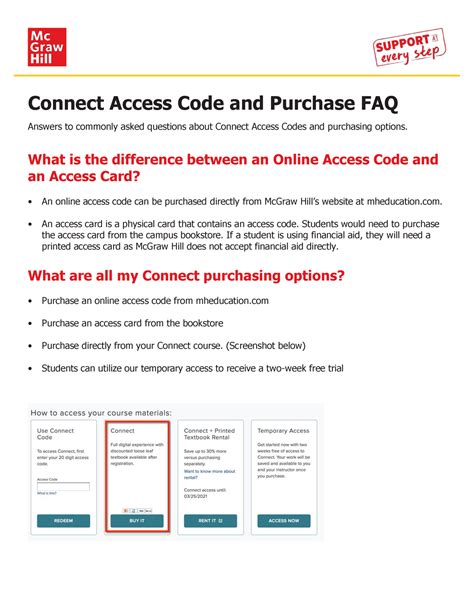 how to purchase connect access